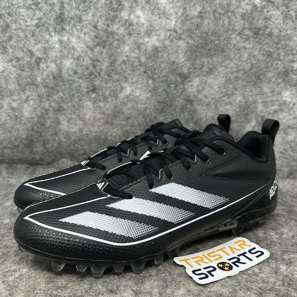 Adidas Adizero Electric.2 Football Cleats Mens Size 9 Black White IF2452